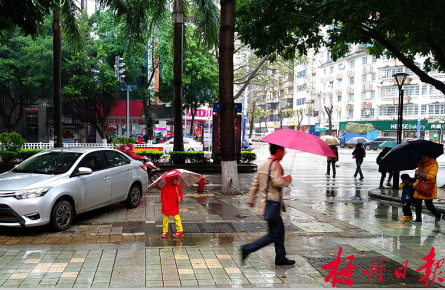 我市降雨降溫天氣持續