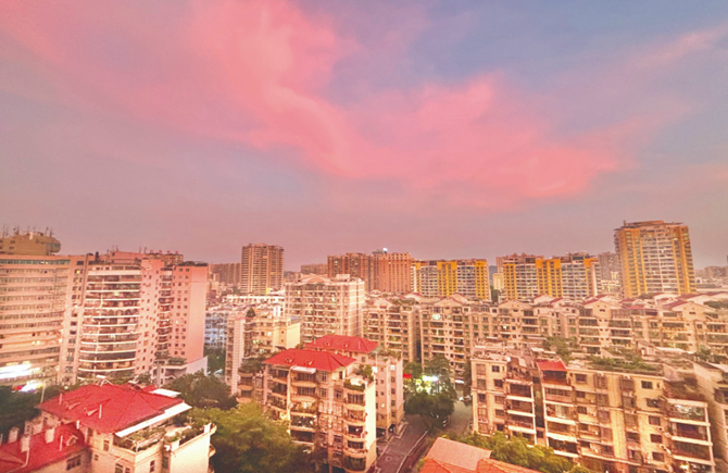 云霞漫天